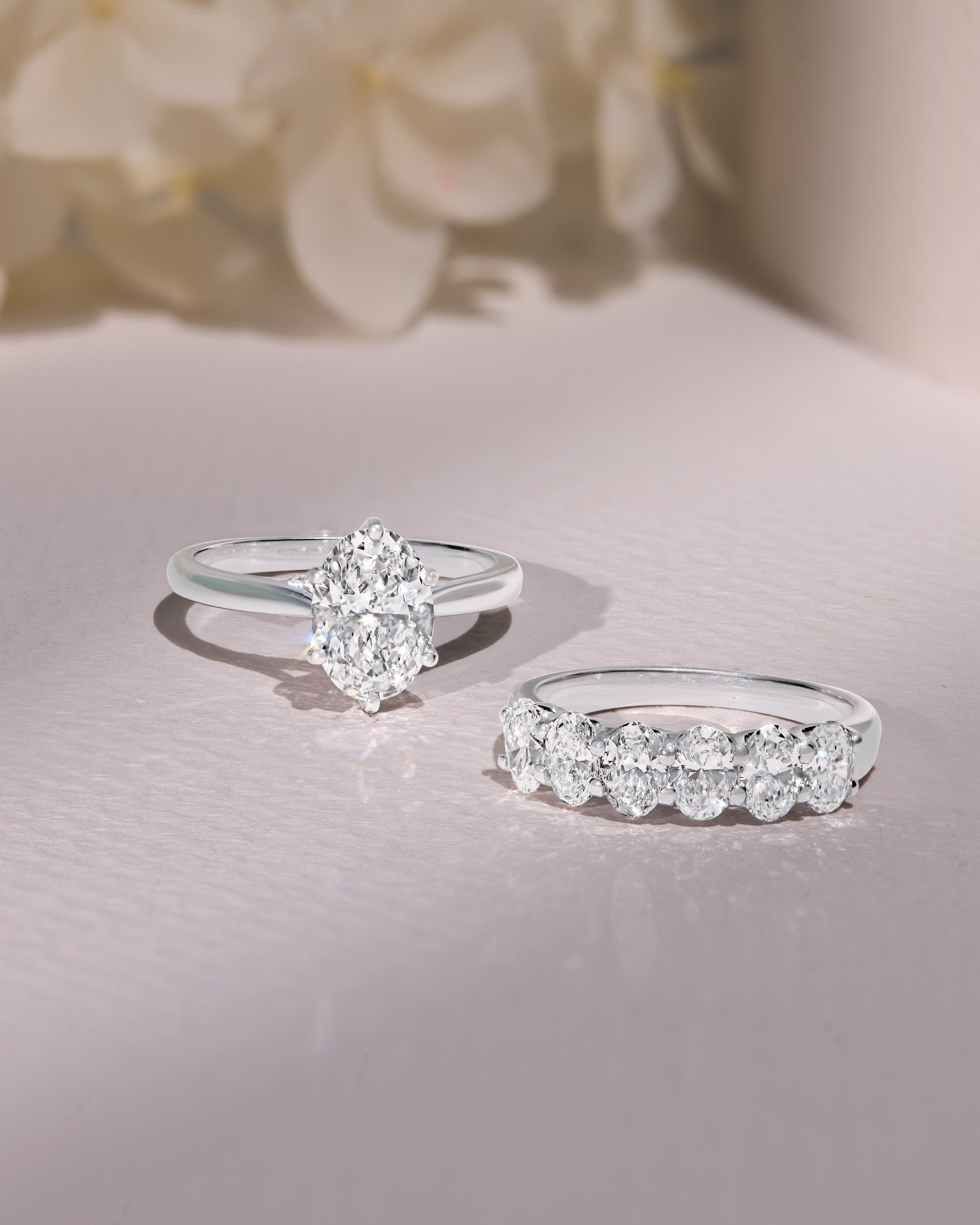 Twin Oval Rings (لآخر نفس) 3.5 Ct