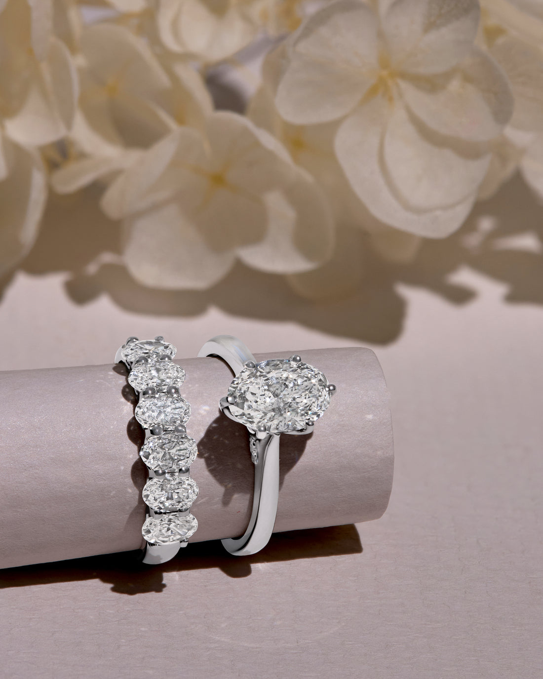 Twin Oval Rings (لآخر نفس) 3.5 Ct