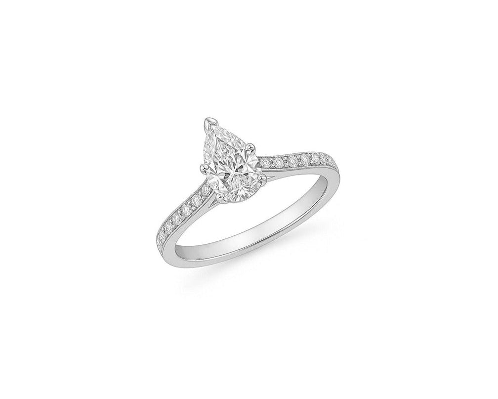 Pear Ring ( حب ) - 1 Ct