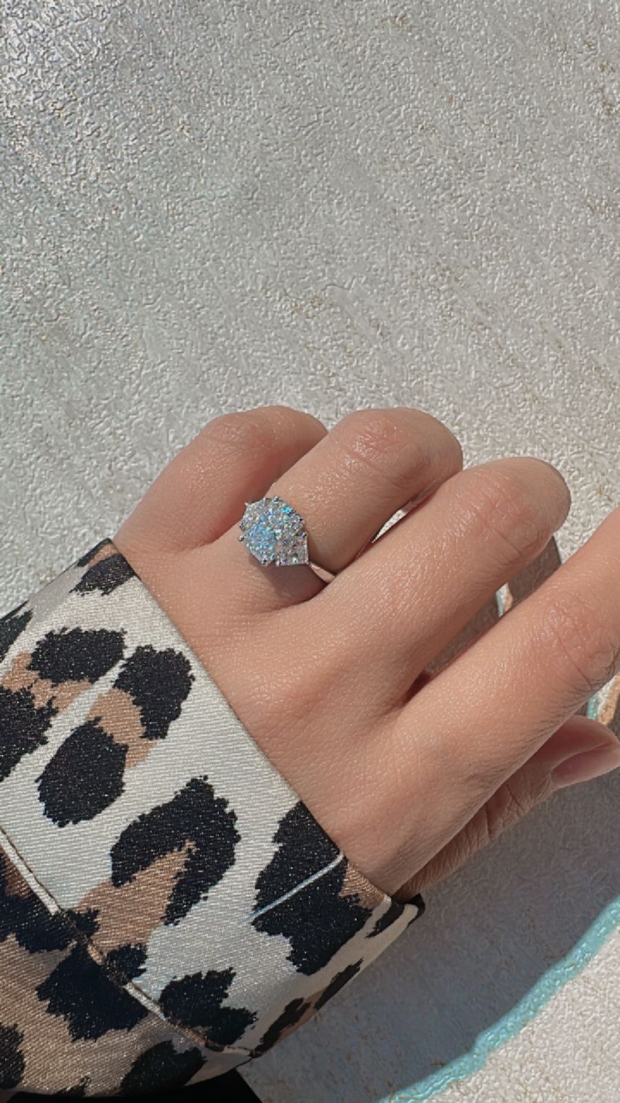 Radiant Ring (درب واحد) 3.35 Ct