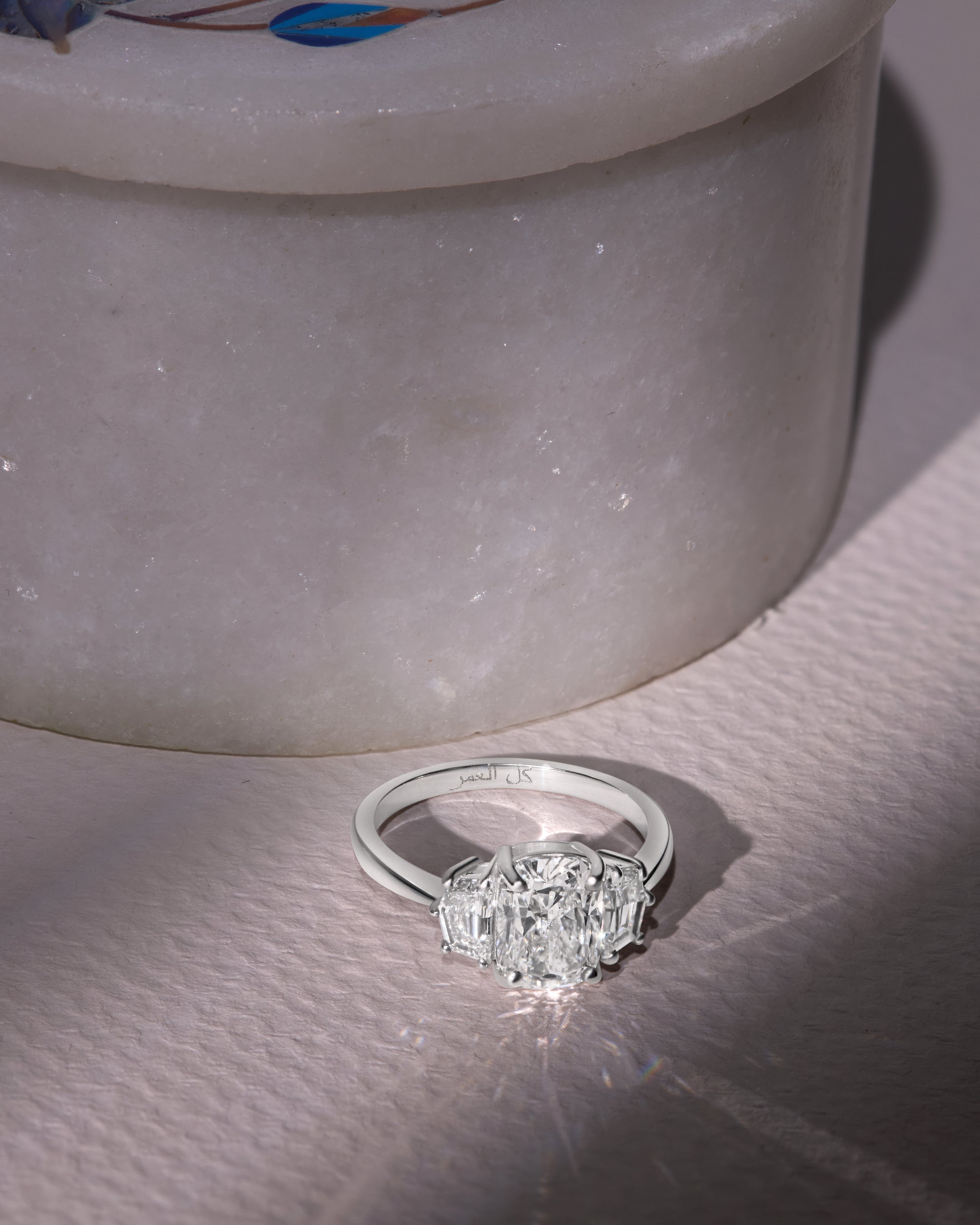 Cushion Ring (كل العمر) 3.22 Ct