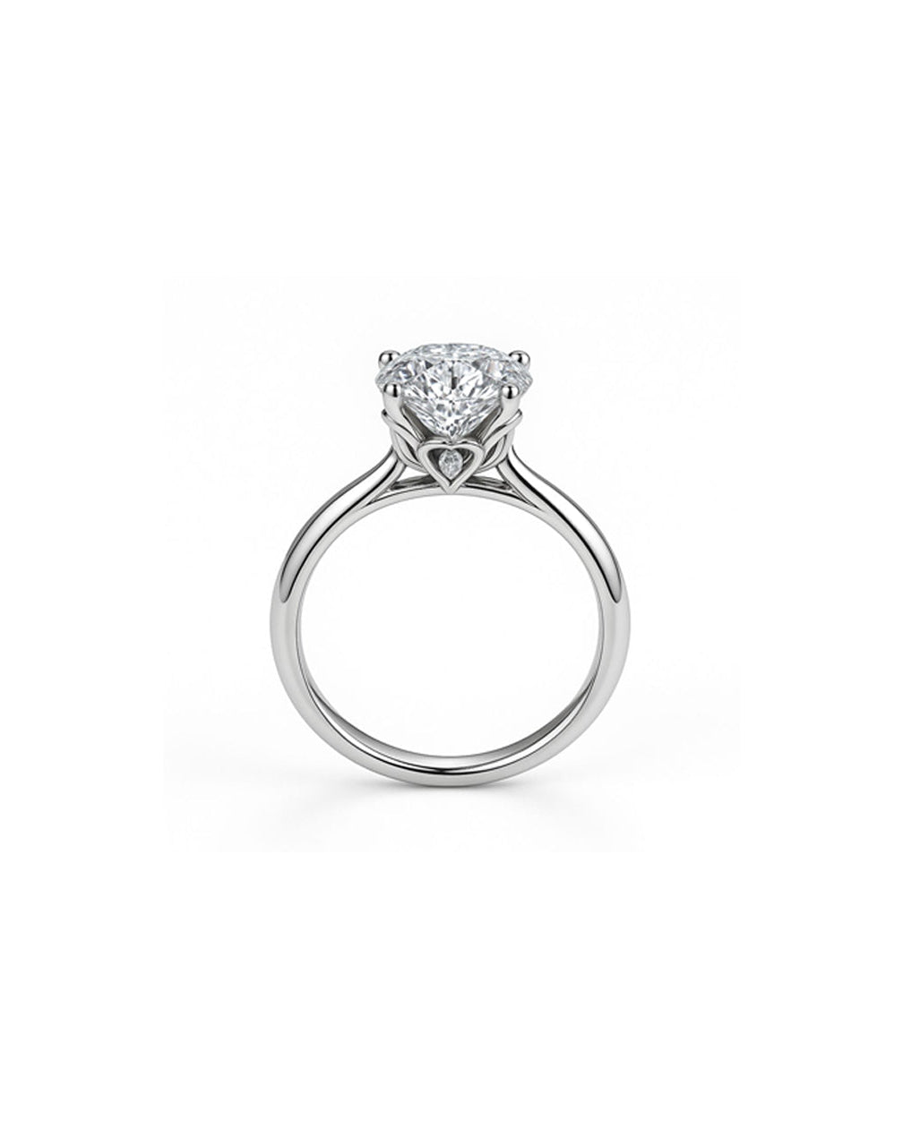 Round Ring ( زهرة الحب ) 2 Ct